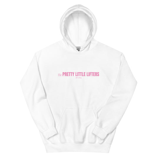 The Pretty Little Lifters est. 2014- Unisex hoodie white
